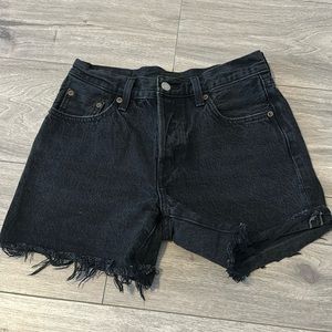 Levi’s 501 black shorts